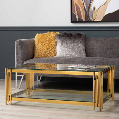 Enhance Your Living Space with Stylish Metal and Glass Coffee Tables